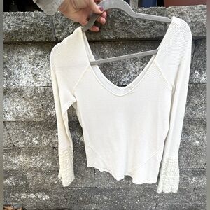 Free People Bell Sleeve Top